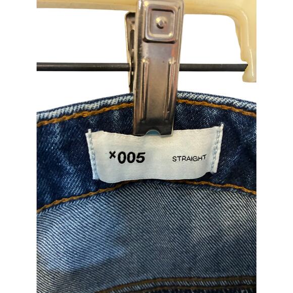 Collusion x005 Straight Fit Denim Jean Medium Wash Blue Women's EU 30 / US 8 - Picture 2 of 5